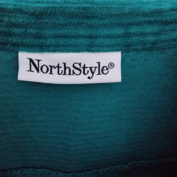NorthStyle corduroy oversized shirt jacket 2x green - Picture 2 of 3